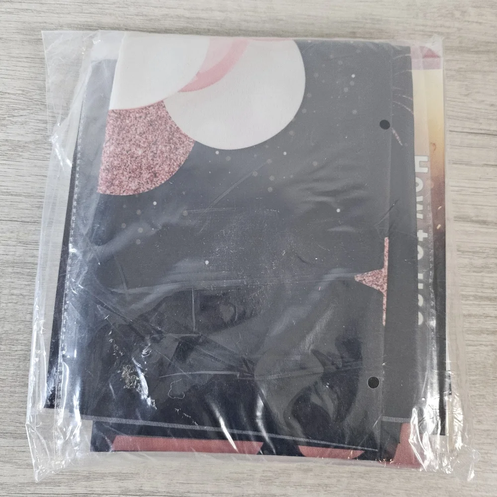 Happy Retirement Kit Women Office Decoration Rose Gold Black Party Supplies Set